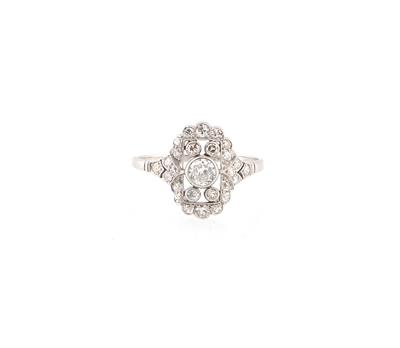 Altschliffdiamant Ring zus. ca. 0,65 ct - Exquisite jewellery