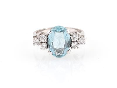 Brillant Aquamarin Ring - Exquisite jewellery