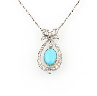 Diamant Türkiscollier - Exquisite jewellery