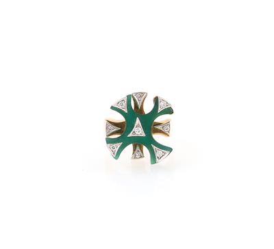 Brillant Chalzedon Ring - Exquisite jewellery