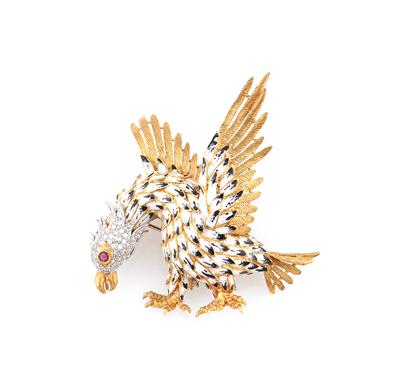 Diamantbrosche Adler - Erlesener Schmuck