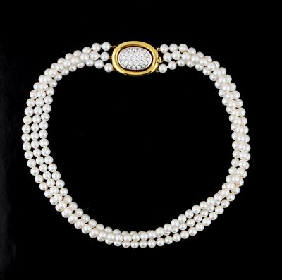 Brillant Kulturperlen Collier - Exquisite jewellery