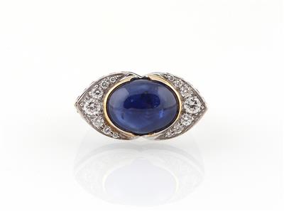 Brillant Saphir Ring - Erlesener Schmuck