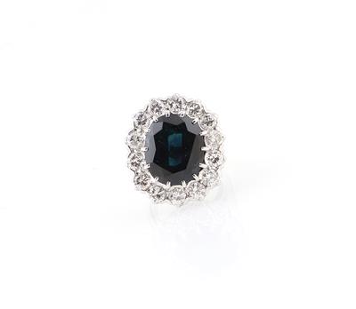 Brillant Saphir Ring - Erlesener Schmuck