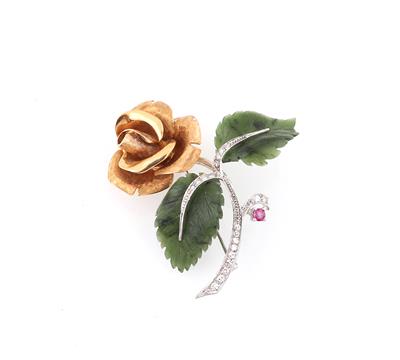 Brosche Rose - Exquisite jewellery