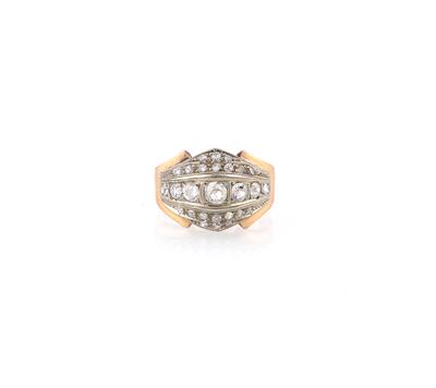 Altschliffdiamant Ring zus. ca. 0,70 ct - Exquisite jewellery