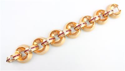Rubin Brillant Armkette - Exquisite jewellery