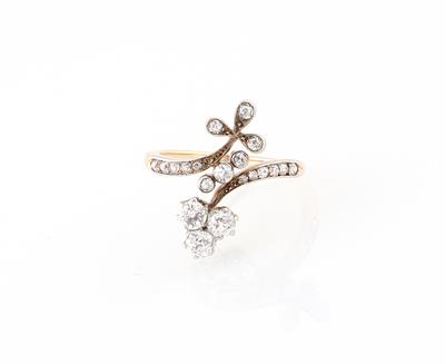 Altschliffdiamant Ring zus. ca. 0,80 ct - Exquisite jewellery