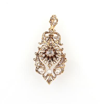 Diamantanhänger zus. ca. 0,70 ct - Gioielli scelti