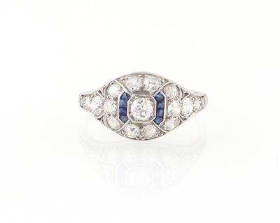 Diamantring zus. ca. 1 ct - Erlesener Schmuck