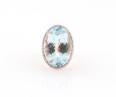 Brillant Aquamarinring - Erlesener Schmuck