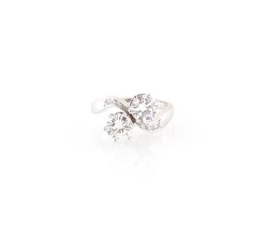 Brillantring zus. ca. 2,10 ct - Erlesener Schmuck