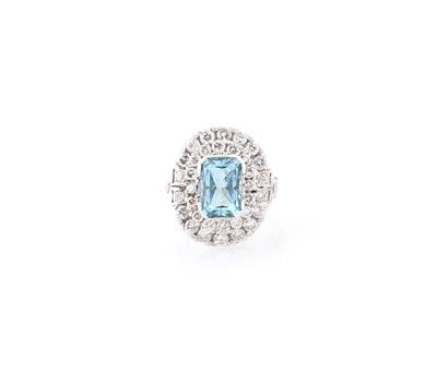 Brillant Aquamarin Ring - Exkluzivní šperky