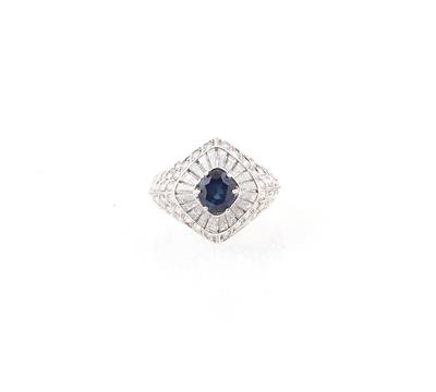 Diamant Saphir Ring - Erlesener Schmuck Muttertag