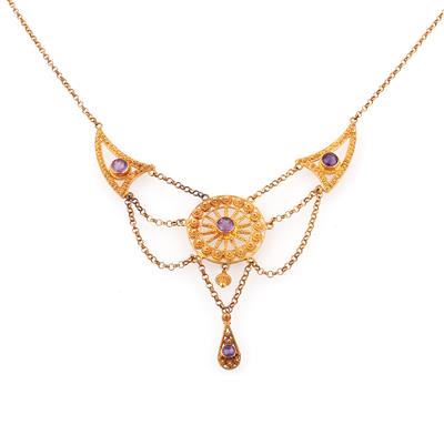 Amethystcollier - Exquisite jewellery