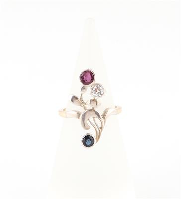 Diamant Farbstein Ring - Exquisite jewellery