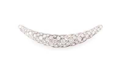 Diamantbrosche zus. ca. 4 ct - Exkluzivní šperky