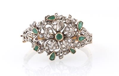 Diamant Smaragd Armreif - Exquisite jewellery