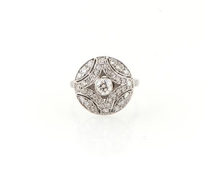 Diamantring zus. ca.0,80 ct - Exquisite jewellery