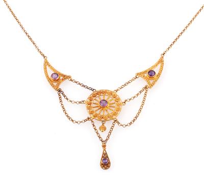 Amethystcollier - Schmuck