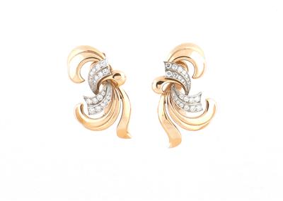 Brillant Ohrclips zus. ca. 0,50 ct - Exquisite jewellery