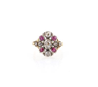 Diamantrauten Rubin Ring - Gioielli scelti