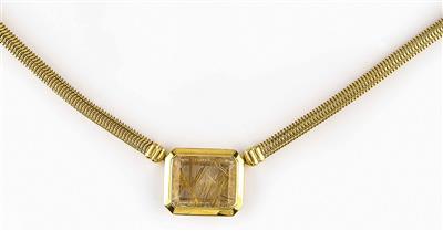 Rutilquarz Collier ca. 60 ct - Exkluzivní šperky