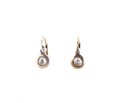 Diamantrauten Ohrringe zus. ca. 0,40 ct - Gioielli scelti