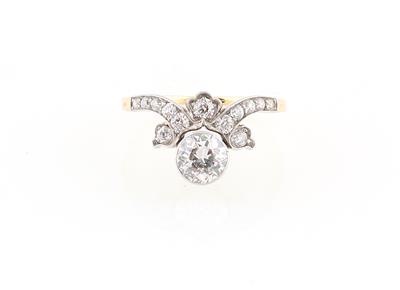 Altschliffdiamant Ring zus. ca. 1 ct - Exquisite jewellery