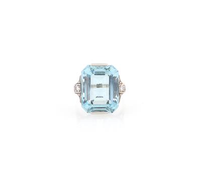 Aquamarin Ring ca. 10 ct - Exkluzivní šperky