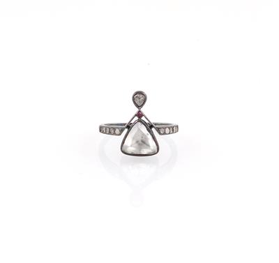 Diamantring zus. ca. 1 ct - Gioielli scelti