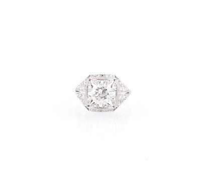 Diamantring zus. ca. 2,20 ct - Erlesener Schmuck