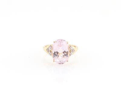 Kunzitring ca. 6,80 ct - Erlesener Schmuck