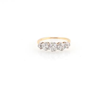 Altschliffbrillant Ring zus. ca. 1,30 ct - Erlesener Schmuck