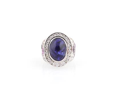 Brillant Tansanit Saphir Ring - Exquisite jewellery