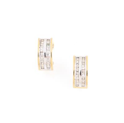 Diamant Ohrclips zus. ca. 1,10 ct - Gioielli scelti