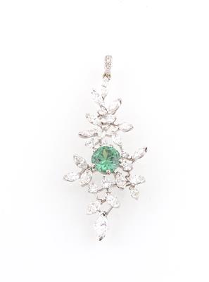 Diamantanhänger mit Demantoid ca. 3,30 ct - Gioielli scelti