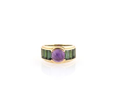 Turmalin Amethystring - Exquisite jewellery