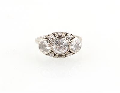 Altschliffdiamant Ring zus. ca. 1,85 ct - Erlesener Schmuck