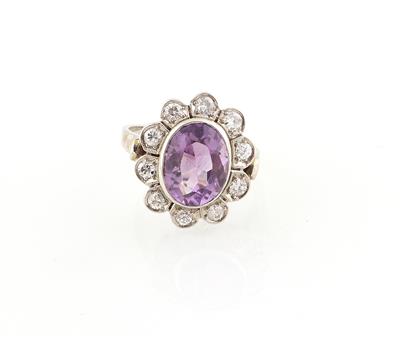 Brillant Amethyst Ring - Erlesener Schmuck