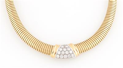 Brillantcollier zus. ca. 2,60 ct - Gioielli scelti