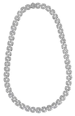 Brillantcollier zus. ca. 12 ct - Klenoty