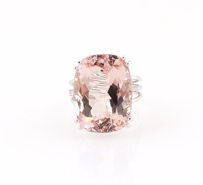 Morganitring 18,30 ct - Weihnachtsauktion Schmuck