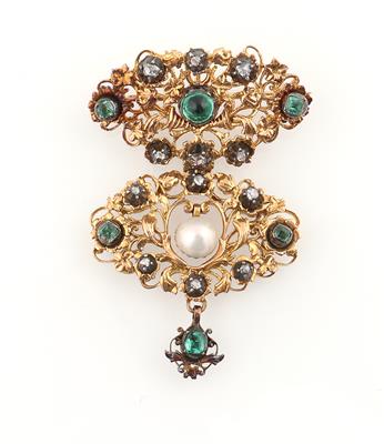 Diamantrauten Brosche - Exquisite jewellery