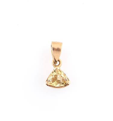 Anhänger mit gelbem Saphir ca. 2,10 ct - Exquisite jewellery