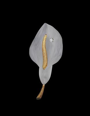 Blütenbrosche Calla - Gioielli scelti