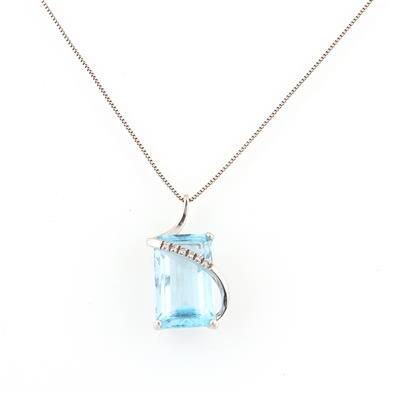 Brillant Aquamarin Collier - Exquisite jewellery