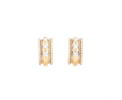 Brillantohrsteckclips zus. ca. 1,50 ct - Exquisite jewellery