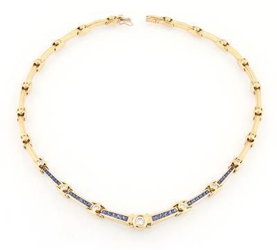 Brillantcollier zus. ca. 0,70 ct - Gioielli scelti