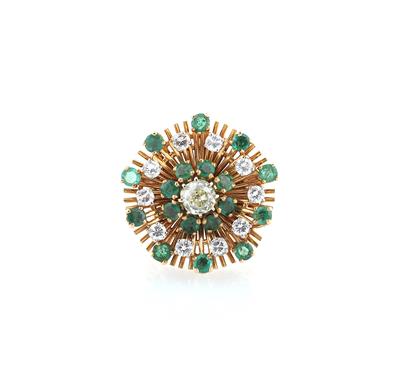 Diamant Smaragd Ring - Exquisite jewellery